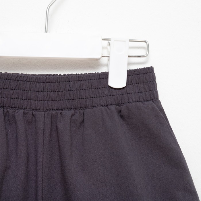 Комплект для мальчика (рубашка, шорты) MINAKU: Cotton Collection, серый, рост 152 см