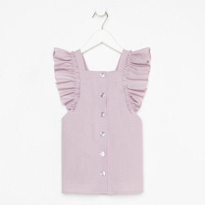 Платье для девочки MINAKU: Cotton Collection, розовое, рост 98 см
