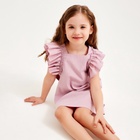 Платье для девочки MINAKU: Cotton Collection, розовое, рост 104 см - Фото 7