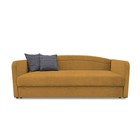 Диван-кровать «Гарвард», рогожка, цвет savana plus yellow / подушки savana plus grafit - фото 12472293