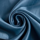 Штора портьерная Этель "Штрихи" цвет синий, на люверсах 250х265 см, 100% п/э - фото 3753346
