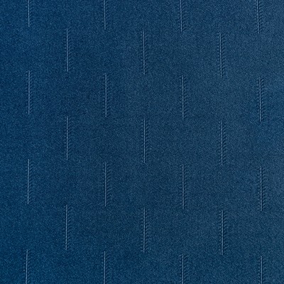Штора портьерная «Этель. Штрихи», на шторной ленте, 250×265 см, синяя