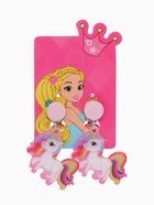 Серьги клипсы детские Выбражулька «Сказка яркого единорога», цветные - Фото 6