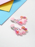 Серьги клипсы детские Выбражулька «Сказка яркого единорога», цветные - Фото 4