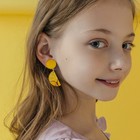 Клипсы детские «Выбражулька» лето, лимон, цвет жёлтый - фото 7281452