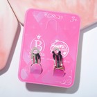 Серьги-клипсы детские Выбражулька «Витаминки», ананас с бусиной, желто-розовые - Фото 4