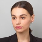 Серьги металл «Эстетика» буби, цвет серебро - Фото 3
