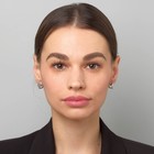 Серьги металл «Эстетика» буби, цвет серебро - Фото 2