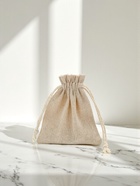 Мешочек подарочный «Счастье», лён, 10×12 см, цвет кремовый - Фото 2