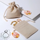 Мешочек подарочный «Счастье», лён, 10×12 см, цвет кремовый - Фото 3