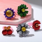 Кольцо детское «Выбражулька» цветочное ассорти, форма МИКС, цвет МИКС, безразмерное - фото 318817610