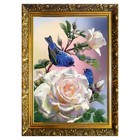 Алмазная мозаика «Птички на розах» 29,5 × 20,5 см, 25 цветов + наклейка - фото 9639282