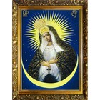 Алмазная мозаика «Остробрамская икона Божией Матери» без подрамника, 30 × 40 см + наклейка - фото 321142238