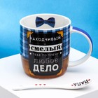 Кружка с ложкой «Самому лучшему папе на свете», 350 мл - Фото 2