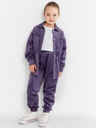 Костюм детский KAFTAN Velvet, размер 30 (98-104 см), фиолетовый - Фото 4