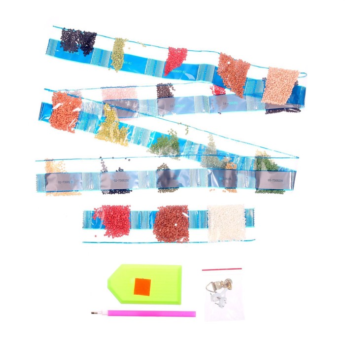 Алмазная мозаика на подрамнике с полным заполнением «Девушка в цветах», 20 × 30 см - фото 1907399501
