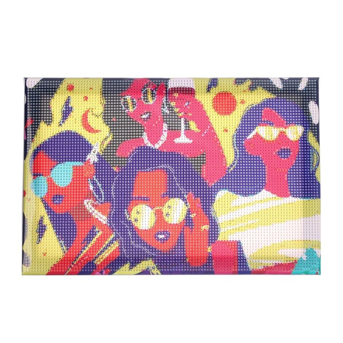 Алмазная мозаика на подрамнике с полным заполнением «Вечеринка», 20 × 30 см - фото 1886793700