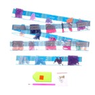 Алмазная мозаика с полным заполнением на подрамнике «Космическая девушка», 20×30 см - Фото 4