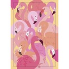 Алмазная мозаика на подрамнике с полным заполнением «Розовые фламинго», 20х30 см - Фото 2