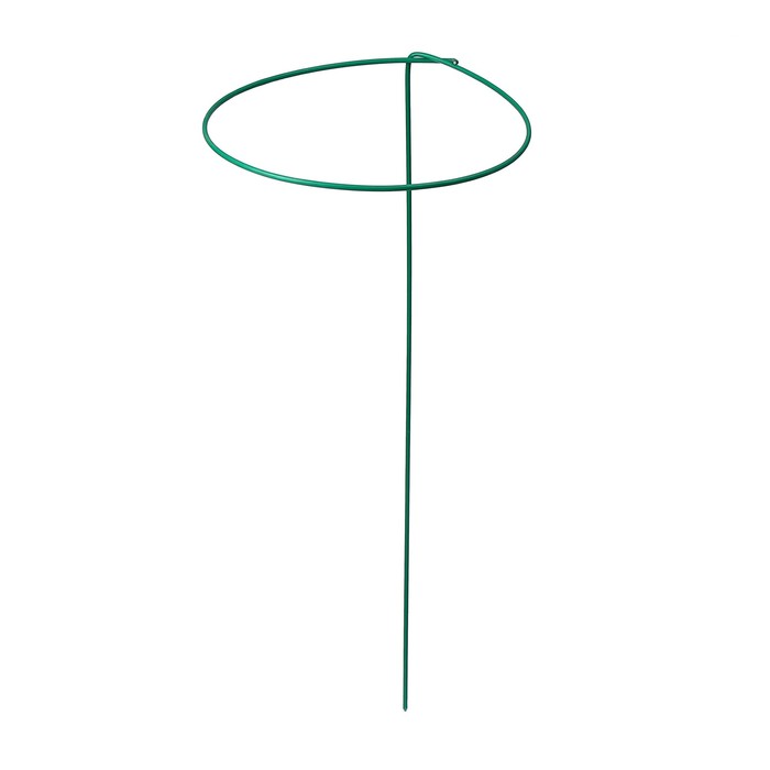 Кустодержатель для цветов, d = 30 см, h = 70 см, ножка d = 0.3 см, металл, зелёный, Greengo - фото 1907399559