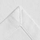 Набор салфеток с декоративными кольцами White pleasure, 40×40 см - 2 шт., 100% хлопок, саржа 190 г/м² - Фото 6