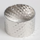 Набор салфеток с декоративными кольцами «Этель» White pleasure, 40×40 см - 2 шт., 100% хлопок, саржа 190 г/м² - Фото 7