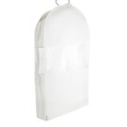 Чехол для одежды «Санторини» двойной, короткий, 100х60х20 см, цвет белый - Фото 2