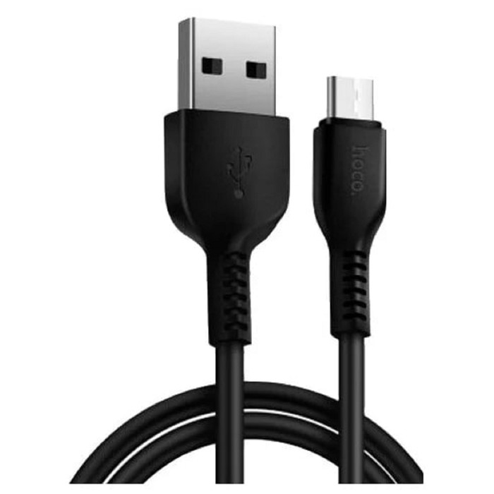 Кабель Hoco X20, Type-C - USB, 3 А, 2 м, PVC оплетка, черный - фото 51489871