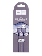 Кабель Hoco X20, Type-C - USB, 3 А, 2 м, PVC оплетка, черный - фото 51727553 Кабель Hoco X20, Type-C - USB, 3 А, 2 м, PVC оплетка, черный - фото 51727553