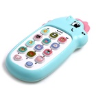 Музыкальный телефон детский «Любимый единорог», звук, цвет голубой - Фото 6