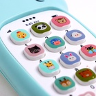 Музыкальный телефон детский «Любимый единорог», звук, цвет голубой - Фото 8