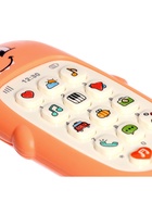 Музыкальный телефон детский «Милый дракончик», звук, цвет оранжевый - Фото 8