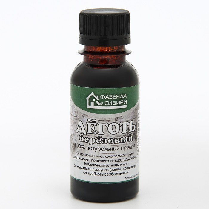 Средство для защиты растений "Деготь берёзовый", 100 мл - Фото 1