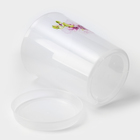 Горшок для орхидей с поддоном, 3.5 л, пластиковый, прозрачный - Фото 4