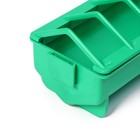 Кормушка-поилка для бройлеров, 24 ячейки, лотковая, пластик, цвет зелёный - Фото 3
