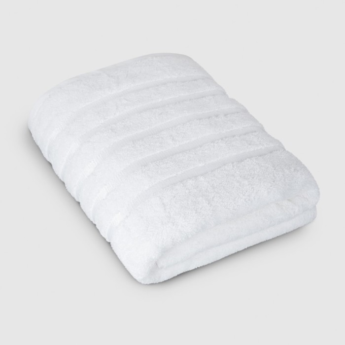 Полотенце махровое «Кингсли», размер 70х140 см, цвет белый