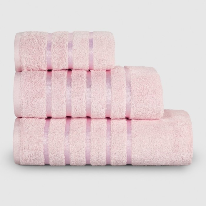 Полотенце махровое «Кингсли», размер 70х140 см, цвет розовый