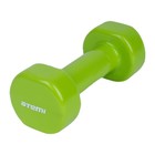 Гантель виниловая Atemi AD0515, чугун, 1, 5 кг - Фото 3