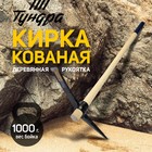 Кирка ТУНДРА, кованая, деревянная рукоятка 900 мм, 1000 г 5378860 - фото 472407