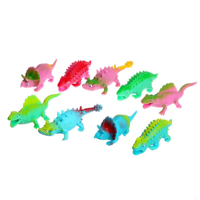 Мялка «Динозавр», цвета МИКС - фото 1905952561