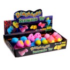 Мялка «Динозавр» с пастой, цвета МИКС 7642338