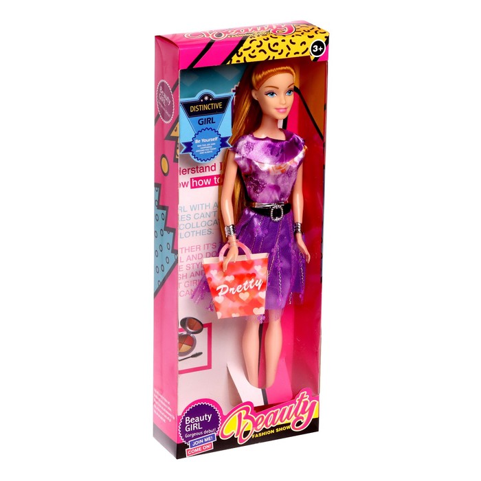 Кукла-модель «Мария» в платье, с аксессуарами, МИКС 53405