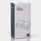 Менажница Magistro «Званый прием», 2 секции, 250 мл, 21.5×9.5×6 см, стекло, прозрачная, форма ручек МИКС, золотистая - Фото 10