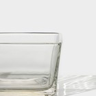 Менажница Magistro «Званый прием», 3 секции, 250 мл, 31×9×6 см, стекло, прозрачная, золотистая - Фото 5