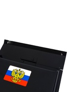 УЦЕНКА Ящик почтовый «Письмо», горизонтальный, без замка (с петлёй), чёрный - Фото 16