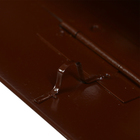 УЦЕНКА Ящик почтовый «Письмо», горизонтальный, без замка (с петлёй), чёрный - Фото 10