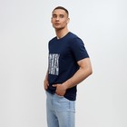 Футболка мужская MINAKU "Береза" цвет тёмно-синий, р-р 56 7452134