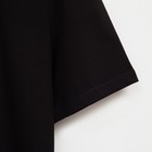 Футболка мужская MINAKU с фирменным принтом цвет чёрный, р-р 56 7452139