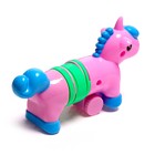 Игрушка заводная «Единорог-пружинка», цвета МИКС - фото 24286612