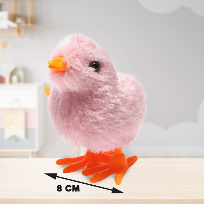 Игрушка заводная «Цыплёнок», цвета МИКС - фото 1908861228